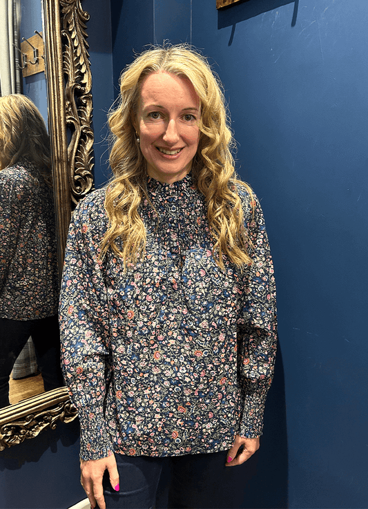 Silvia Long Sleeve Blouse | Multi