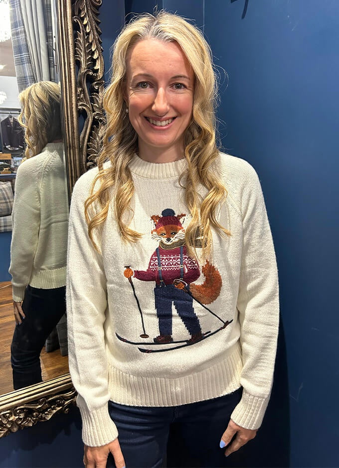 Jonty Fox Ski Jumper | Oatmeal