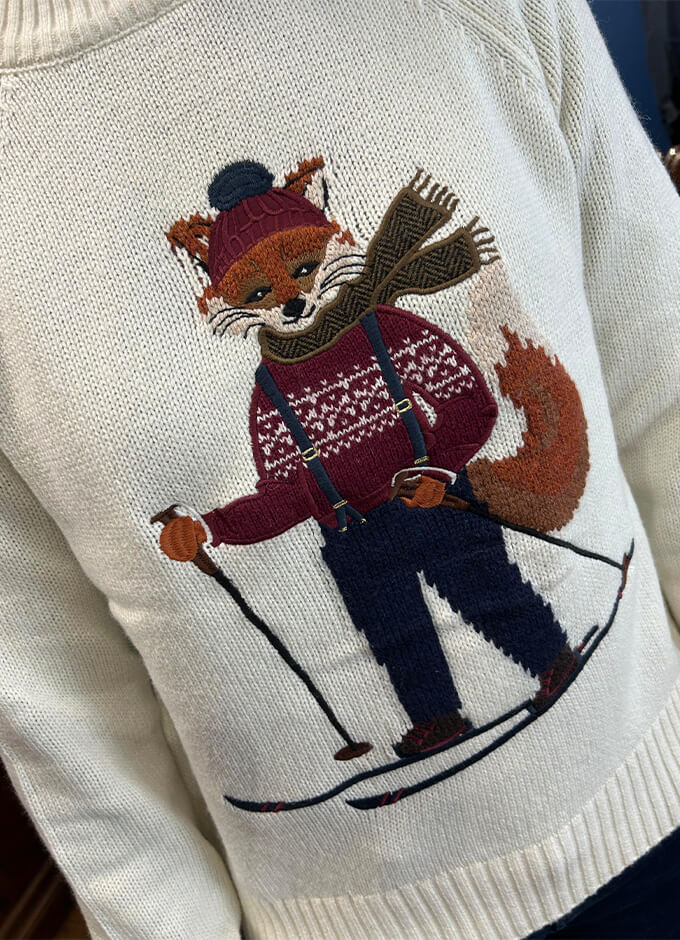 Jonty Fox Ski Jumper | Oatmeal