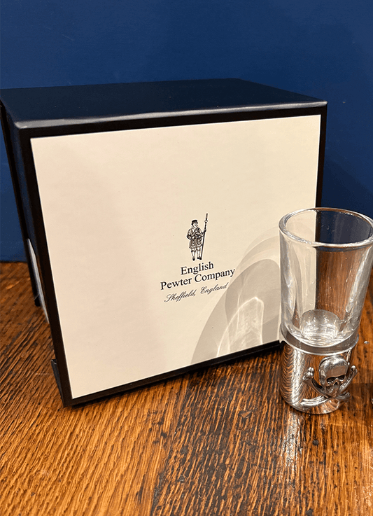 English Pewter | Skull Shot Glass