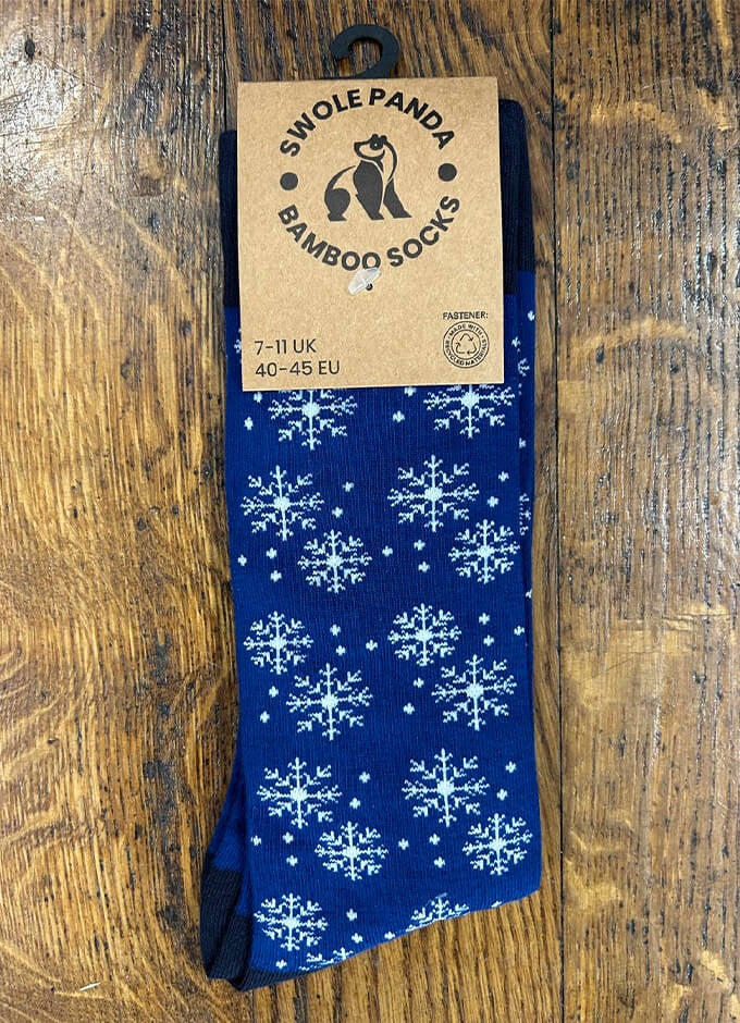 Swole Panda | Snowflake Socks