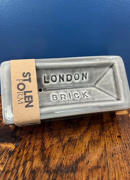 London Brick Soap Dish | Grey