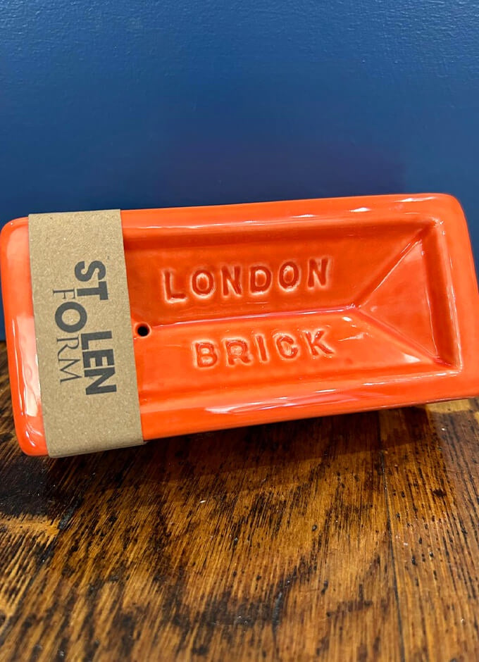 London Brick Soap Dish | Orange