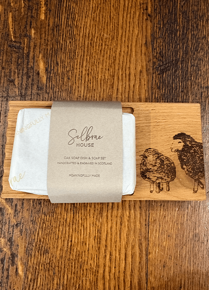 Selbrae | Oak Soap Dish | Sheep