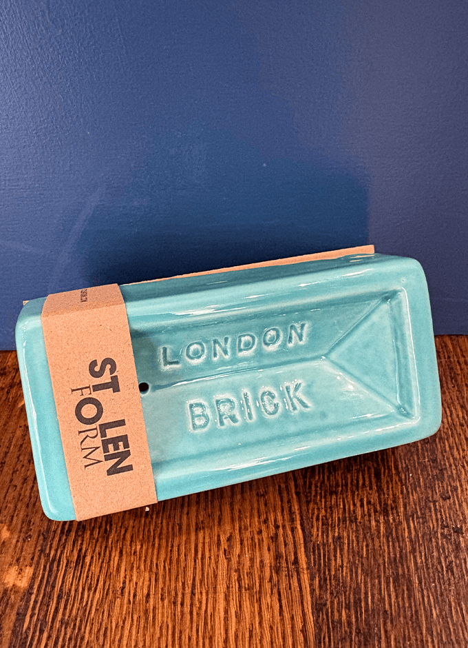 London Brick Soap Dish | Turquoise