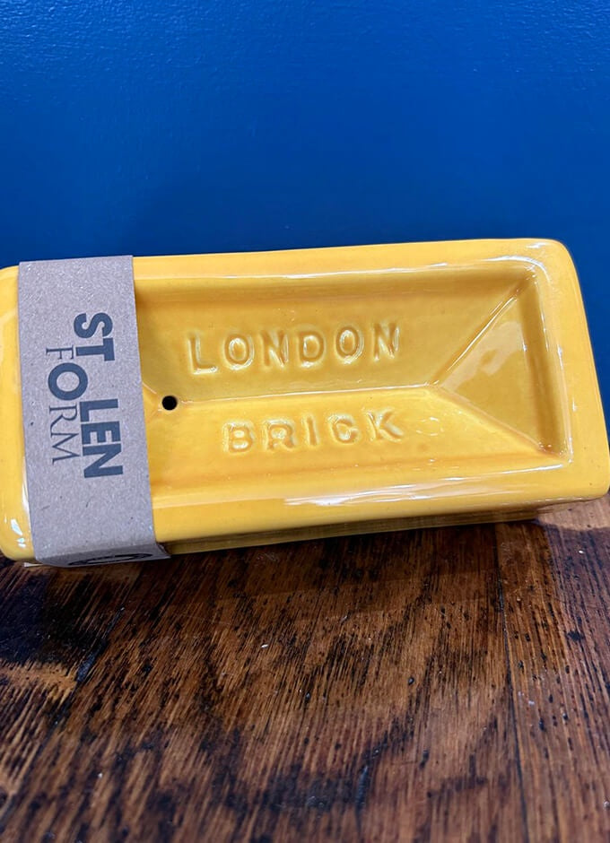 London Brick Soap Dish | Yellow