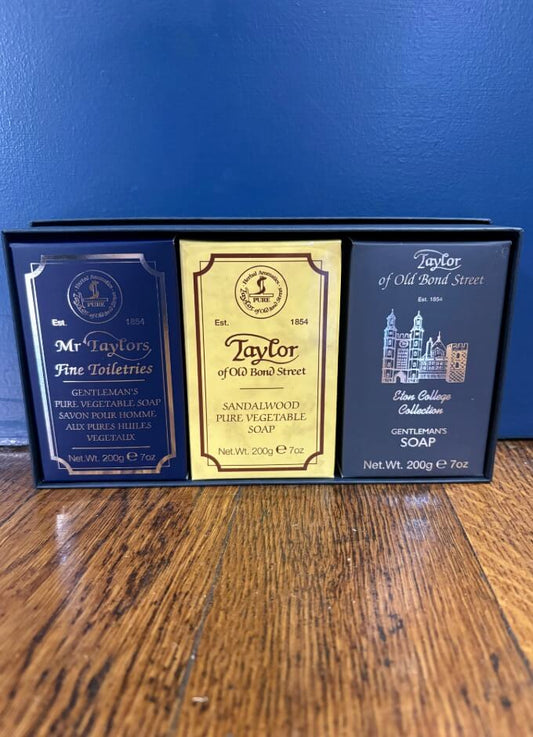 Taylor of Old Bond Street Mixed Bath Soap Gift Box