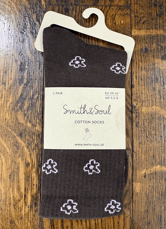 Flower Design Socks | Choc