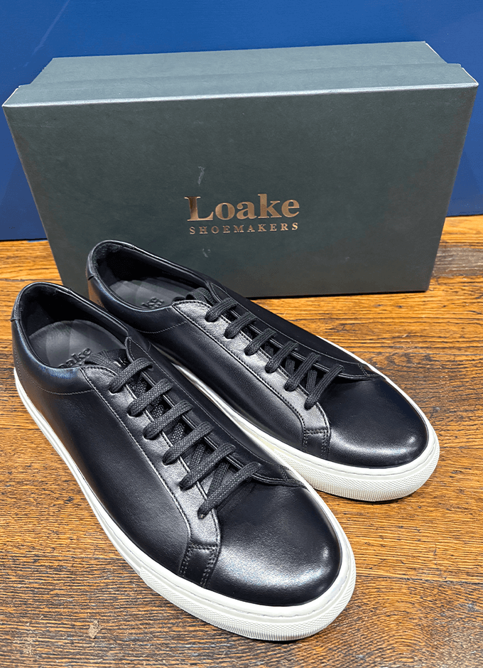 Sprint Sneaker | Black Calf Leather