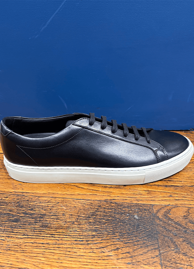 Sprint Sneaker | Black Calf Leather