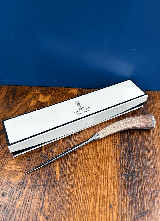 English Pewter | Letter Opener Stag Horn Handle