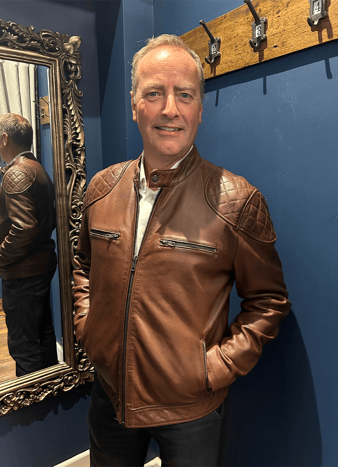 Stonecroft | Leather Jacket | Tan