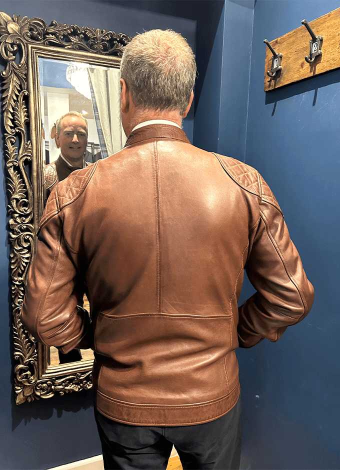 Stonecroft | Leather Jacket | Tan