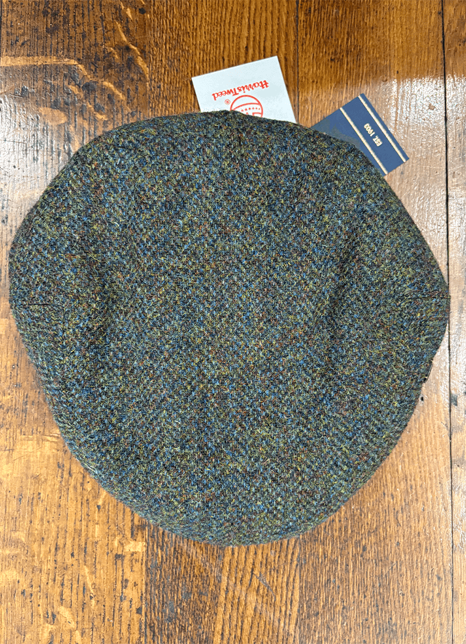 Stornoway Harris Tweed Cap | Green