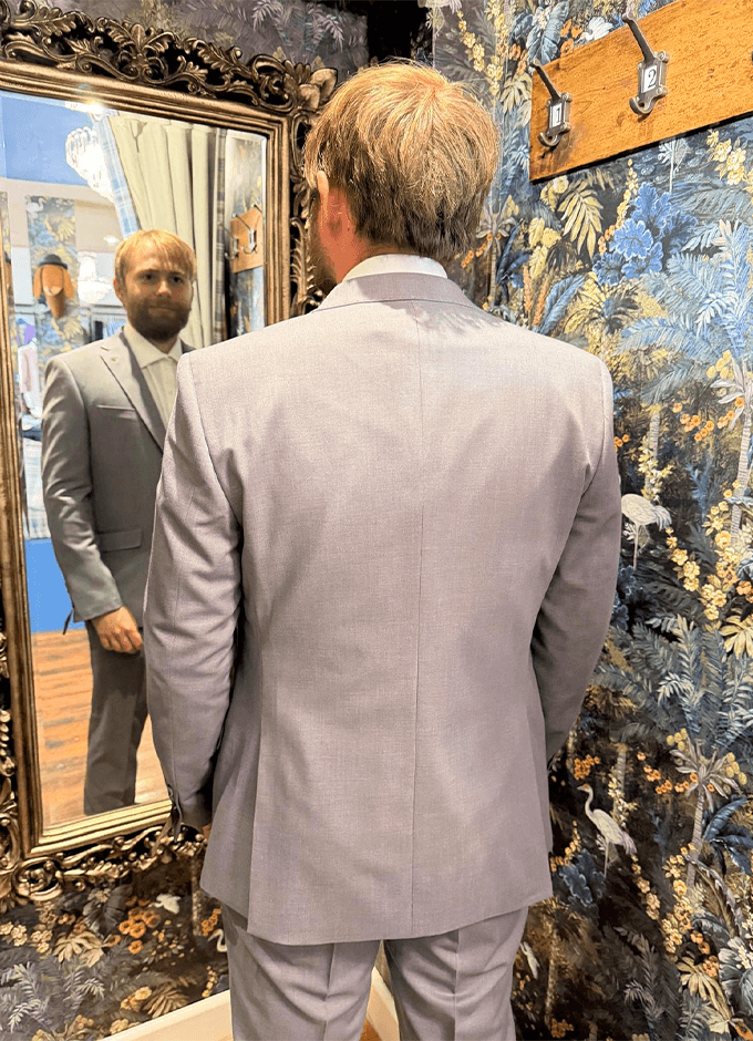 Summer Suit Jacket | Mid Grey
