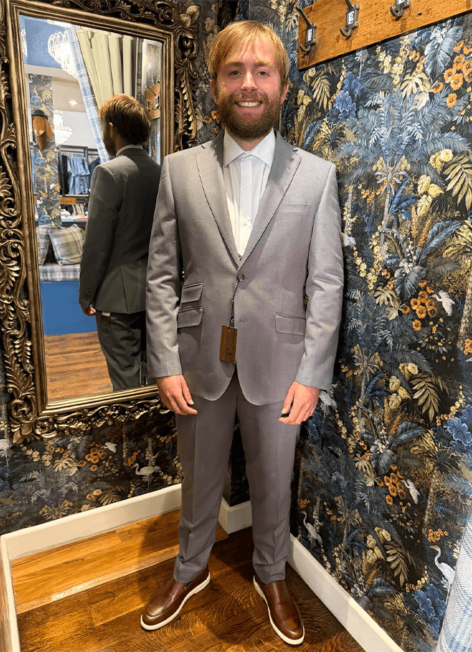 Summer Suit Waistcoat | Mid Grey