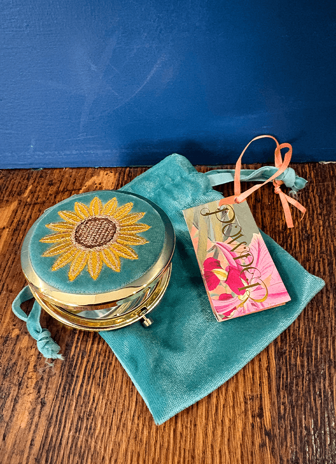 Summer Sunflower Compact Mirror