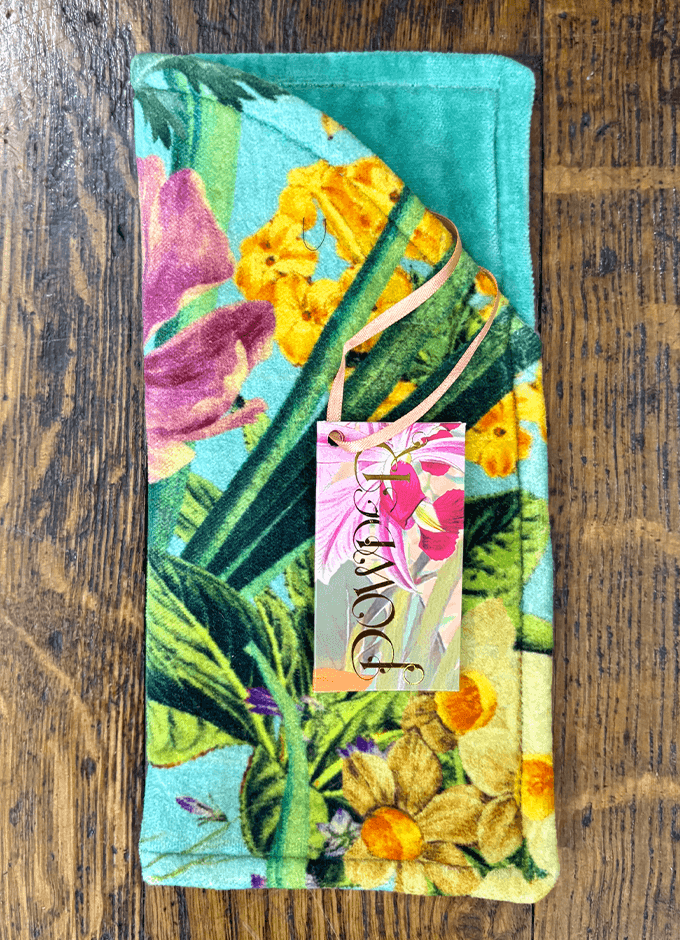 Velvet Sunglasses Pouch | Spring Flora