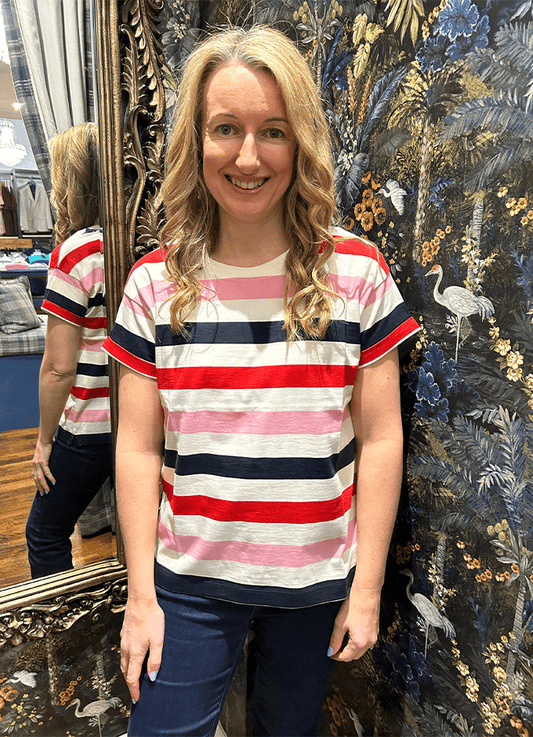 Lyndale T-Shirt | Poppy Red Multi