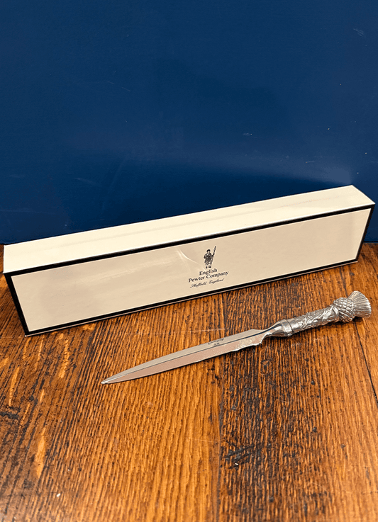 English Pewter | Letter Opener Thistle