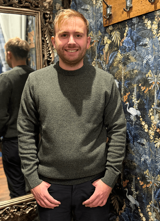 Tisbury Crewneck Sweater | Dark Seaweed