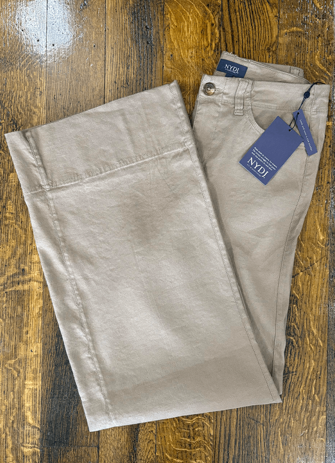 Linen Wide Leg Trouser | Toasted Coconut