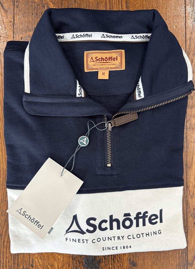 Trencrom Quarter Zip | Navy/Stone