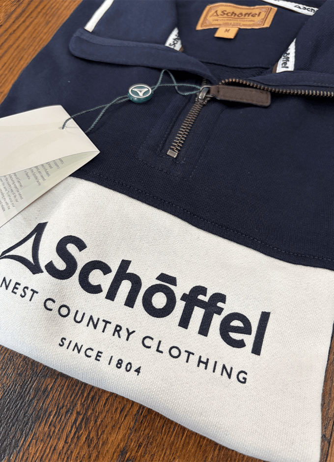 Trencrom Quarter Zip | Navy/Stone