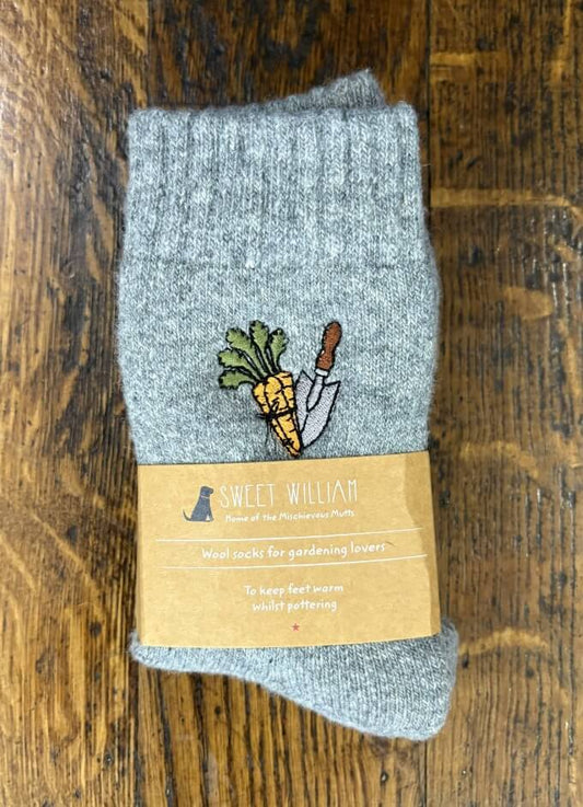 Sweet William | Gardening Socks | Carrots & Trowels