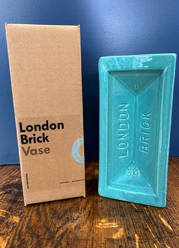 London Brick Vase | Turquoise