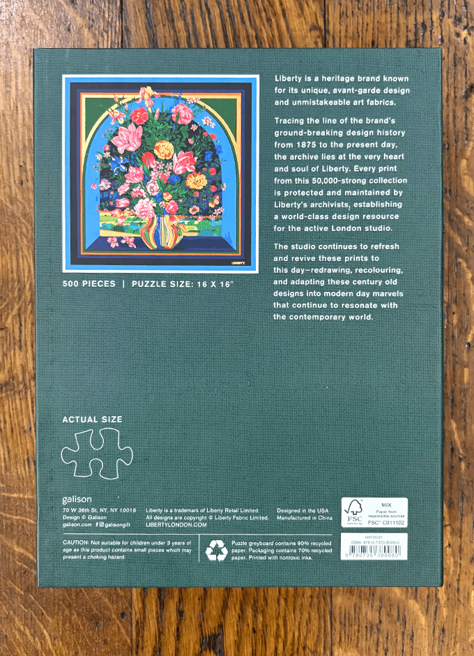 Liberty | Vista | 500 Piece Puzzle