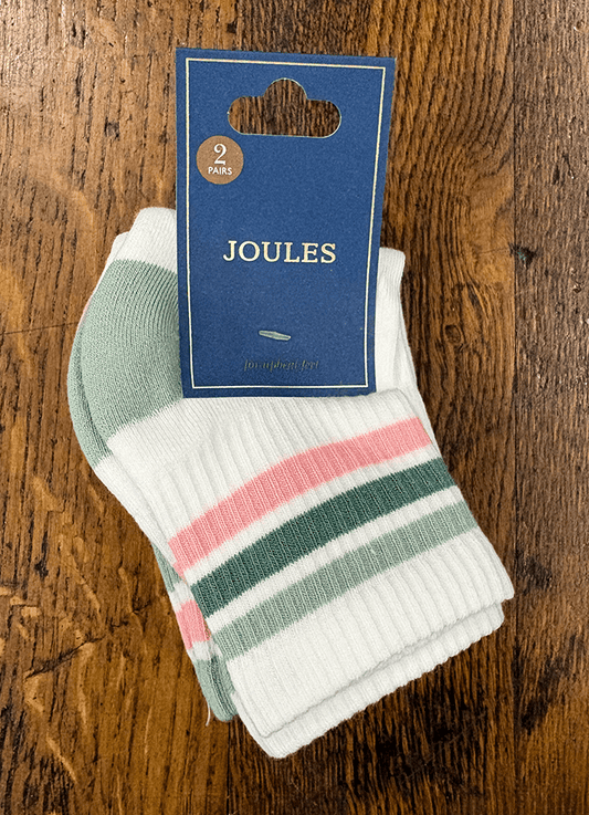 Volley 2 Pack Socks | Green Pink