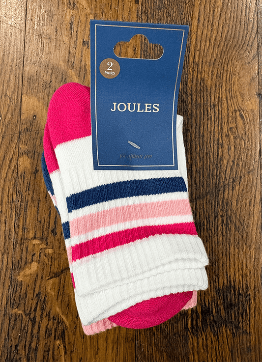 Volley 2 Pack Socks | Pink Blue