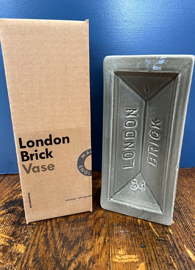 London Brick Vase | Grey