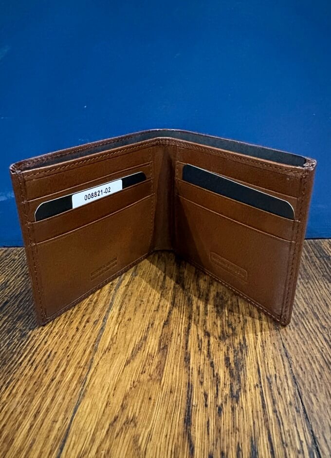 Wakefield Bi-Fold Wallet | Cognac