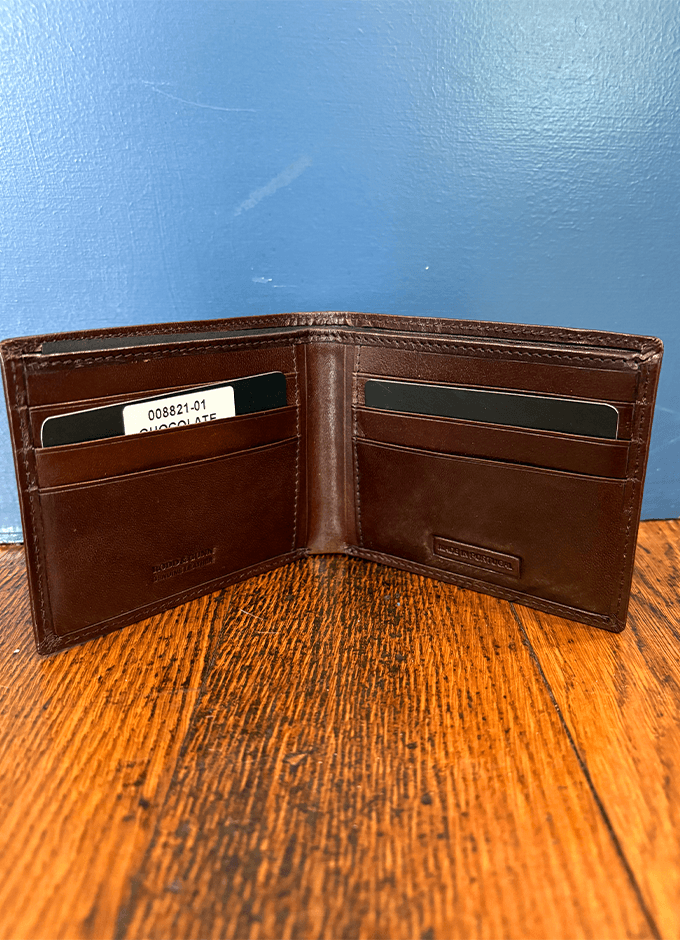 Wakefield Bi-Fold Wallet | Chocolate