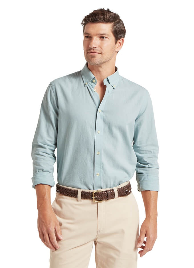 Walsingham Linen Shirt | Surf Blue