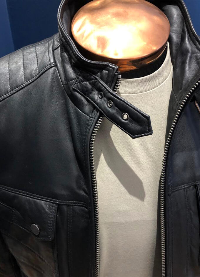 Hugo boss mclaren hot sale leather jacket