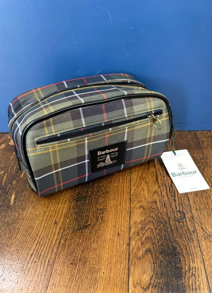 Men's Tartan Washbag