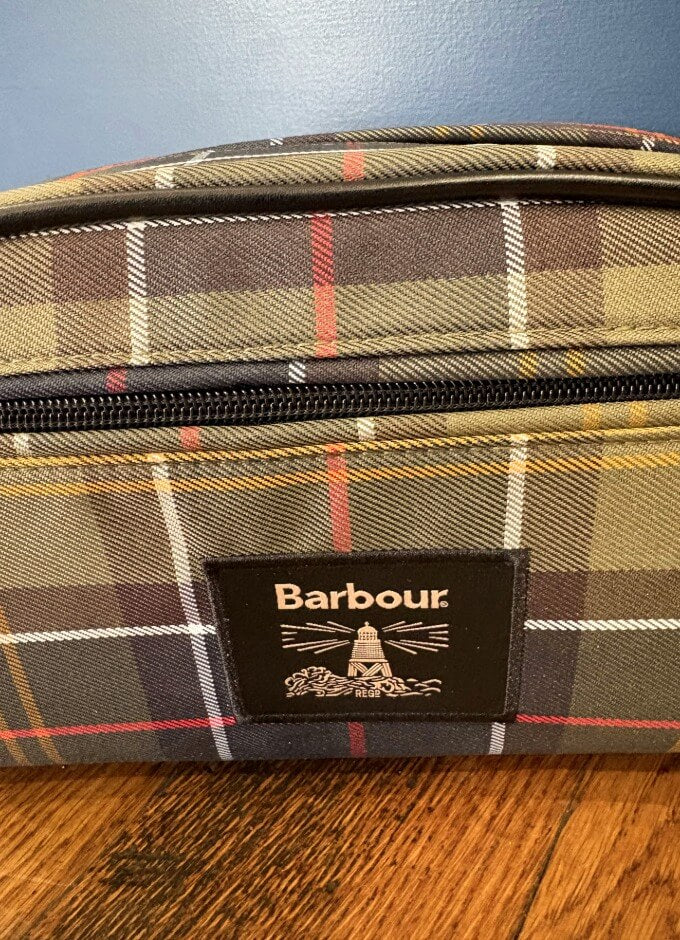 Men's Tartan Washbag