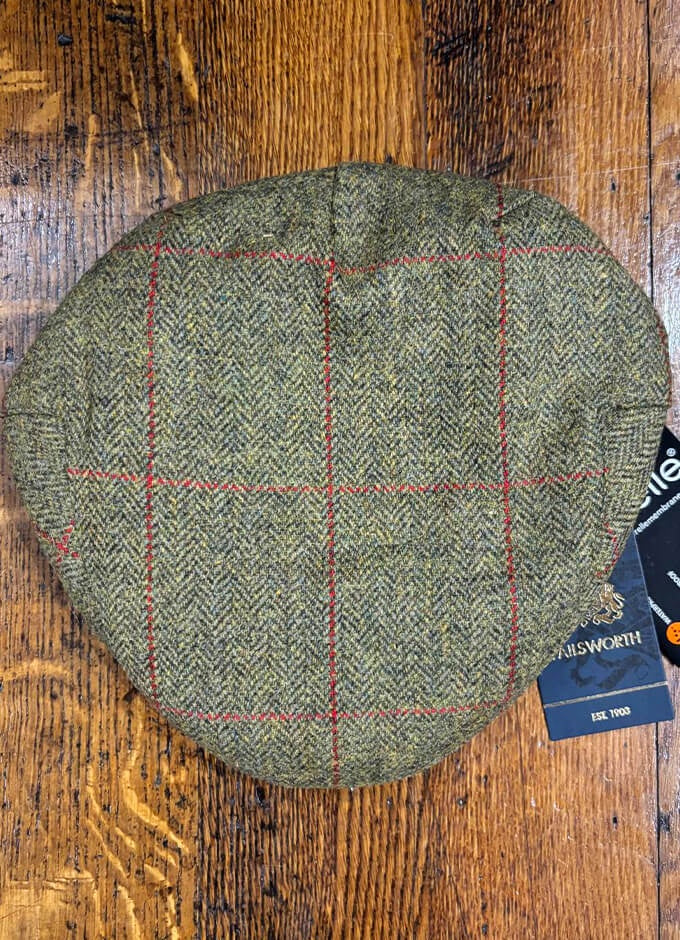 Waterproof  Check Cap | Green/Red