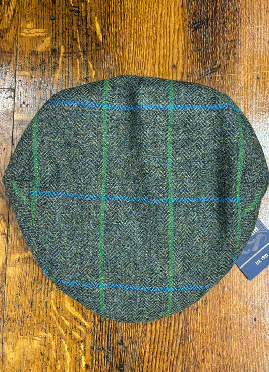 Waterproof  Check Cap | Blue/Green