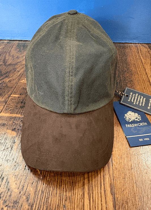 Wax Baseball Cap | Olive