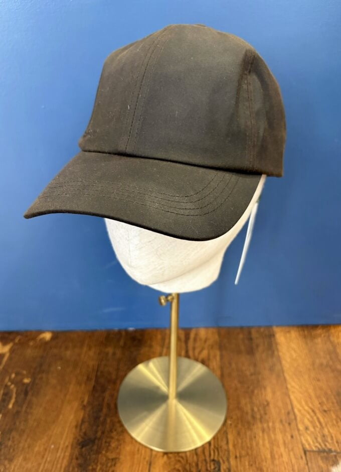 Waxed Sports Cap | Dark Brown