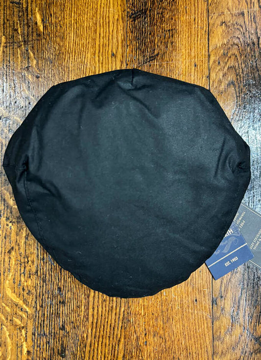 Wax Flat Cap | Black