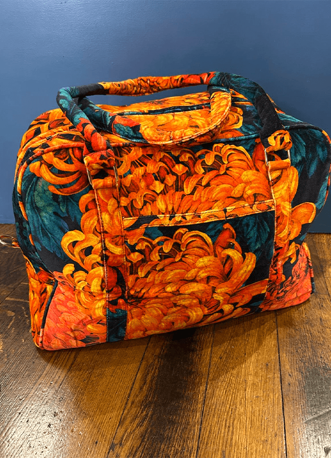Luxury Weekend Bag | Chrysanthemum