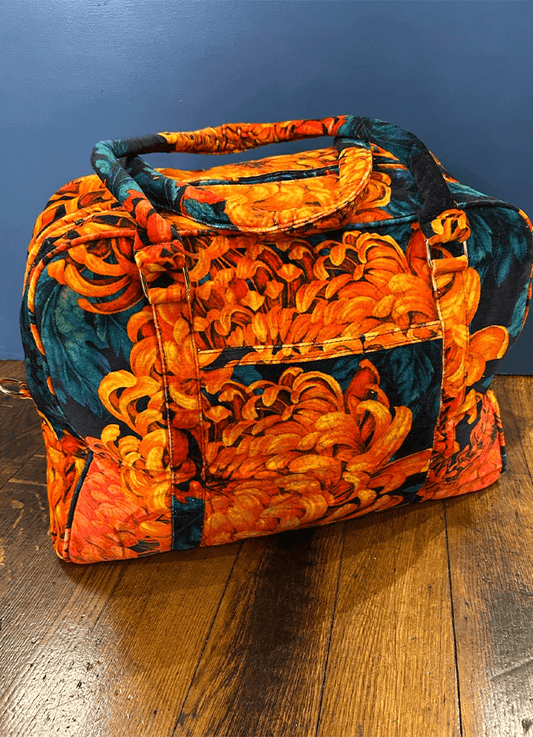 Luxury Weekend Bag | Chrysanthemum