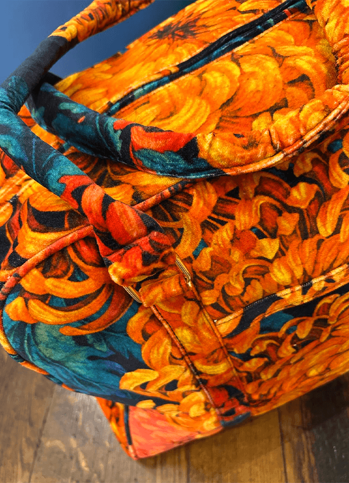 Luxury Weekend Bag | Chrysanthemum