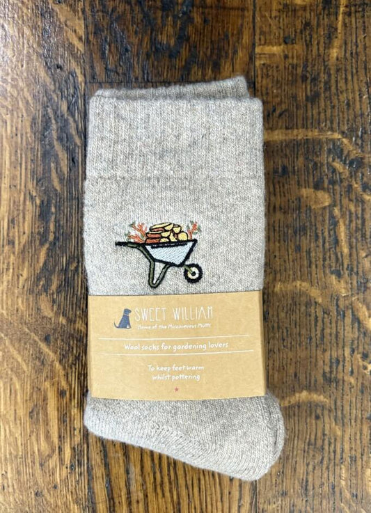 Sweet William | Gardening Sock | Wheelbarrow