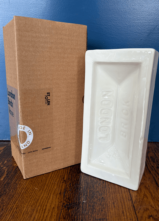 London Brick Vase | White
